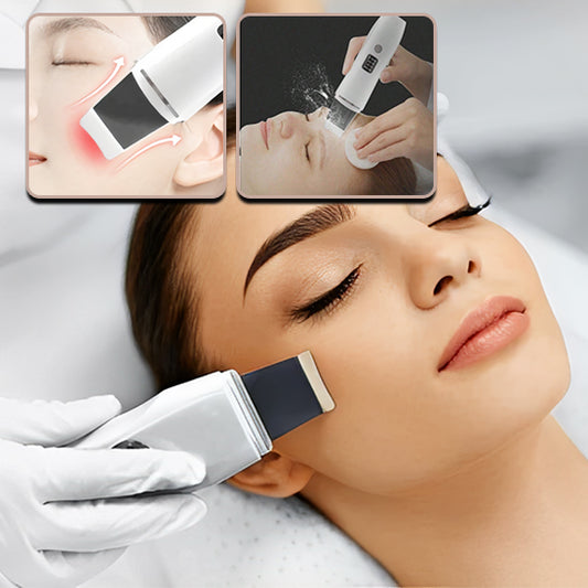 Épurateur de Peau Ultrasonique - Pour une Peau Lisse et Radieuse