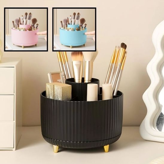 Organisateur de maquillage pivotant 360°