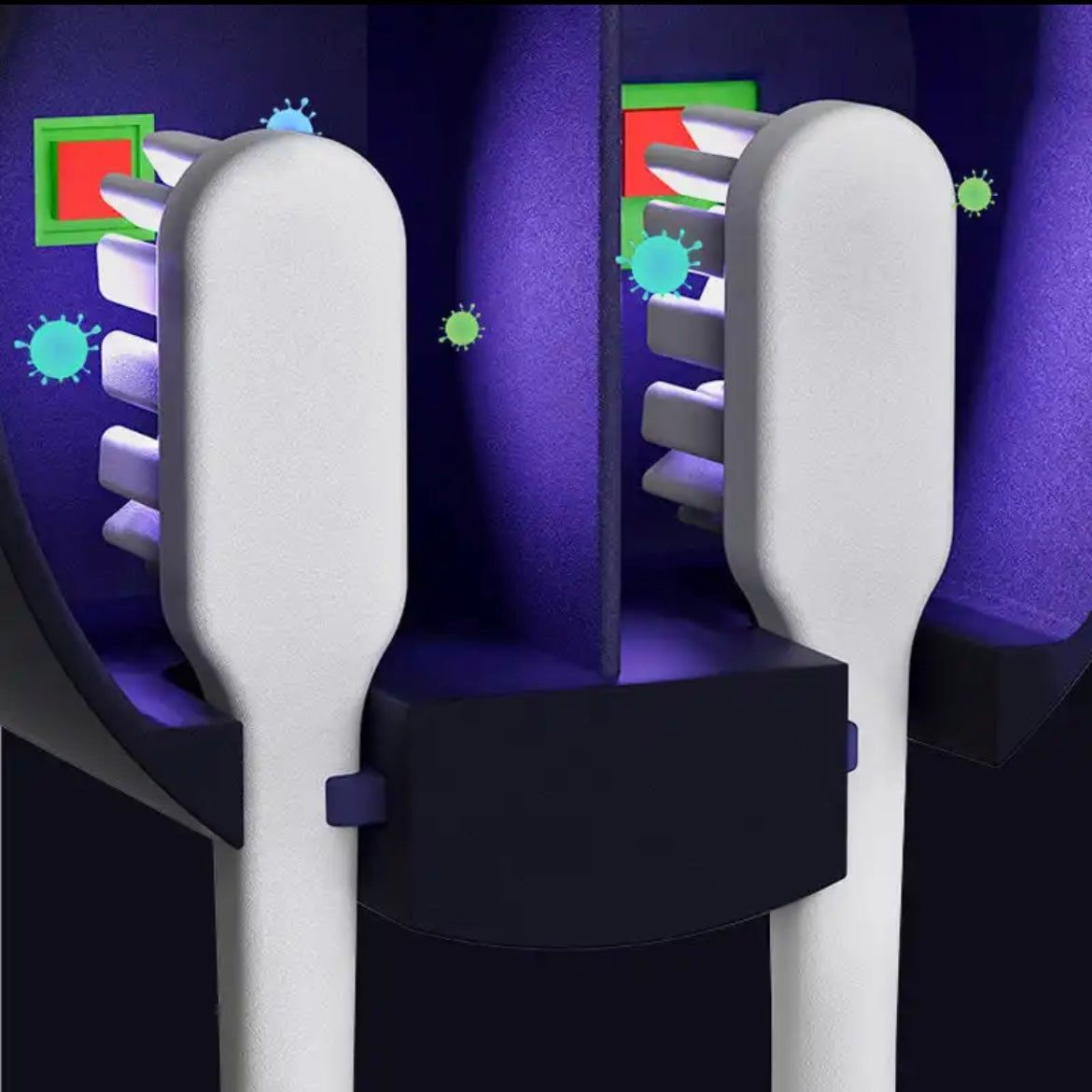 stérilisateur de brosse à dents uv intelligent sans fil - arabriss