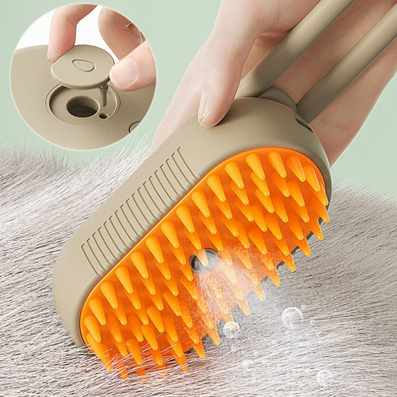 Brosse à vapeur électrique 3 en 1 pour chat et chien ...