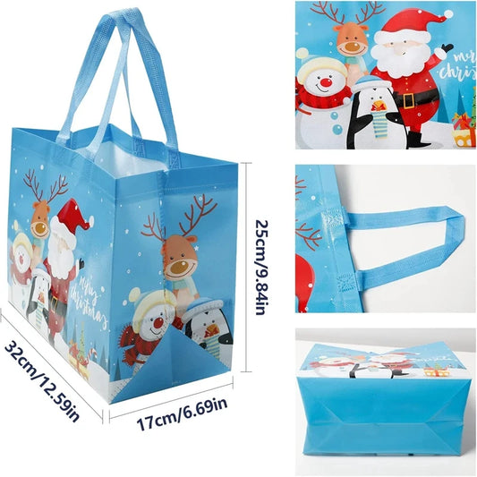 LZRinue Sacs fourre-tout de Noël Mix Color Set, réutilisables